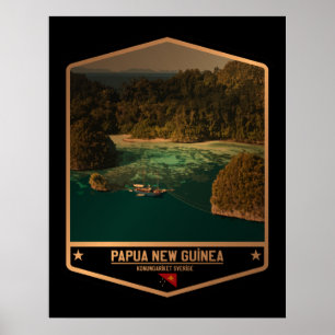Papoea-Nieuw-Guinea Poster