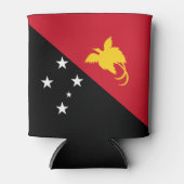 Papoea-Nieuw-Guinea vlag Blikjeskoeler (Voorkant)