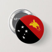 Papoea-Nieuw-Guinea Vlag Button (Voorkant /achterkant)