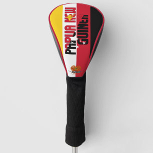 Papoea-Nieuw-Guinea Vlag geweldig patriottisch Golfheadcover