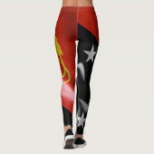 Papoea-Nieuw-Guinea vlag Leggings (Achterkant)