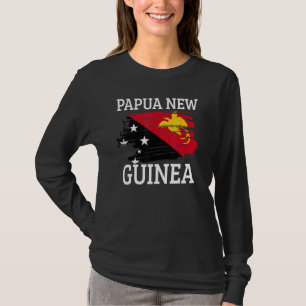 Papoea-Nieuw-Guinea vlag T-shirt