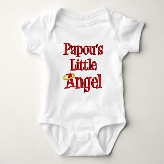 Papou's Little Angel Romper (Voorkant)