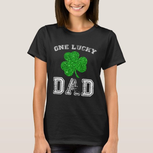 Pappa Een Gelukkig Pap St Patricks Dag Papa Vaders T-shirt (Voorkant)