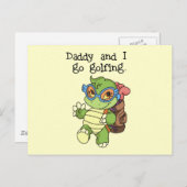 Pappa en ik gaan Golftshirts en cadeautjes Briefkaart (Voorkant / Achterkant)