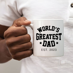 pappa Moderne Vaderdag Beste Vader Koffiemok