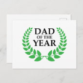 Pappa van de prijs van het Jaar Briefkaart (Voorkant / Achterkant)