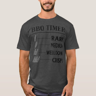 Pappas BBQ-timer, Grappige bier drinkende rookvlee T-shirt