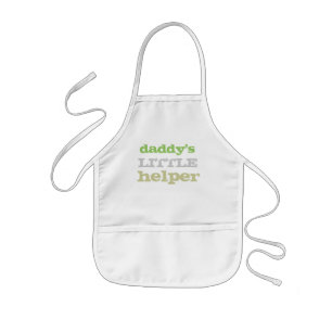 pappa's kleine helper kinder apron unisex meisje kinder schort