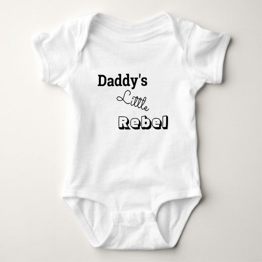 pappa's kleine rebel romper (Voorkant)
