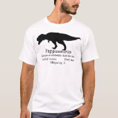 Pappasaurus Pa T-shirt (Voorkant)