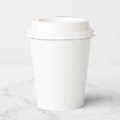 Pappbecher Kaffee mit Deckel Pappbecher Papieren Bekers (Achterkant)