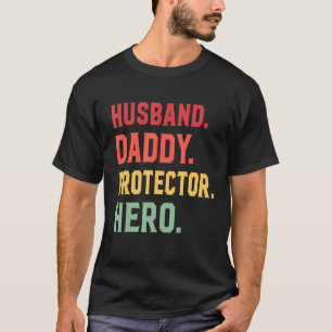 Pappie beschermer Hero voor pap T-shirt