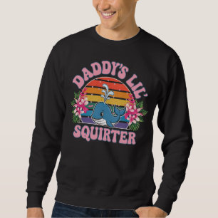 Pappie's Kleine Spuitende Retro Walvis Zonsonderga Trui