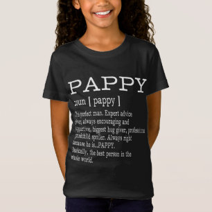 Pappy Definition Grandpa Vaderdag Gifts - Mannen T-shirt