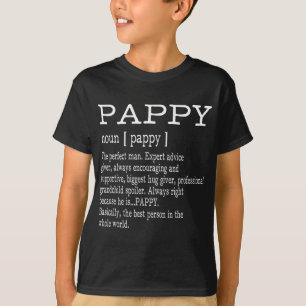 Pappy Definition Grandpa Vaderdag Gifts - Mannen T-shirt