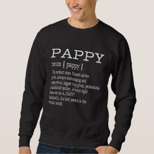 Pappy Definition Grandpa Vaderdag Gifts - Mannen Trui