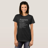 Pappy Definition Opa Vaderdag Mannen T-shirt (Voorkant volledig)