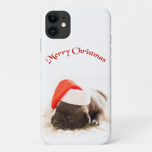 Pappy met kerstPet iPhone 11 Hoesje