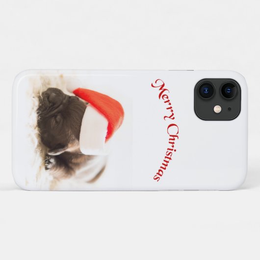 Pappy met kerstPet Case-Mate iPhone Case (Achterkant (horizontaal))