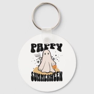 Pappy Summerween van verpleegster Halloween Ghost Sleutelhanger