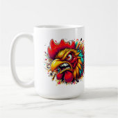 "Pappy the Spirited Rooster" Mug (Gauche)