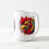 "Pappy the Spirited Rooster" Mug Koffiemok (Voorkant rechts)