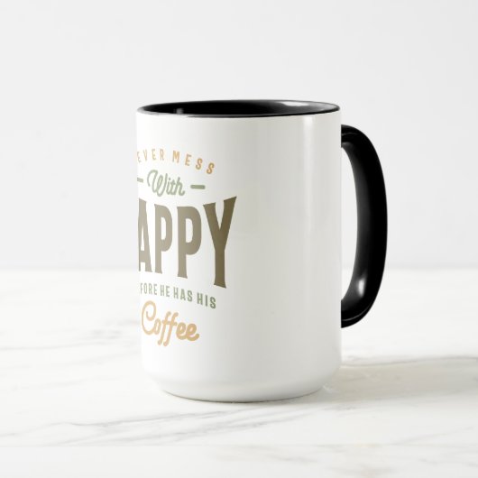 Pappy's Coffee Power! Papa en opa Mok (Voorkant rechts)