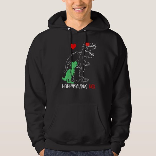 Pappysaurus Dad Rex Autism Awareness Pap Hoodie (Voorkant)