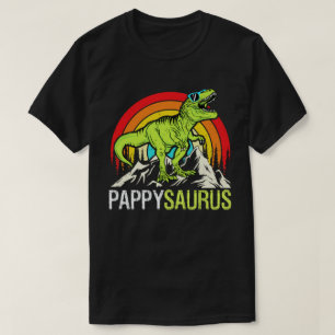 Pappysaurus Dinosaur Grandpa Saurus Vaderdag T-shirt