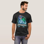 Pappysaurus Fathers Day T rex Dinosaur PappySaurus T-shirt (Voorkant volledig)