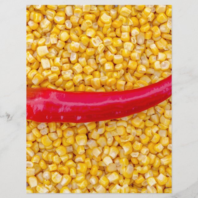 Paprika op maïs (Voorkant)