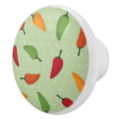 Paprika-patroon Keramische Knop (Rechts)