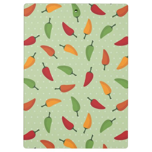 Paprika-patroon Klembord (Achterkant)