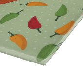 Paprika-patroon Snijplank (Hoek)