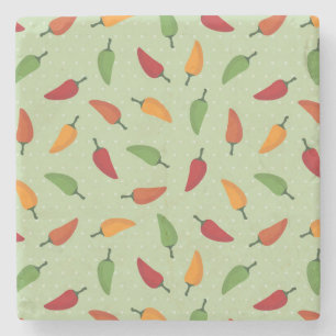 Paprika-patroon Stenen Onderzetter