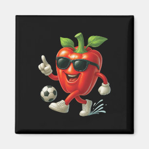 Paprika Voetbal Magneet