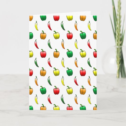 Paprika's en lange zoete pepers (Voorkant)