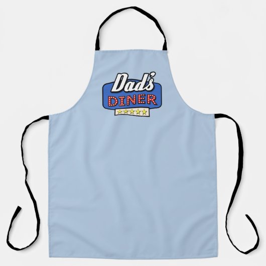 Pap's Diner - Chef's Apron Schort (Voorkant)
