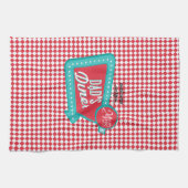 Pap's Diner Towel - Retro Vaderdag Theedoek (Horizontaal)