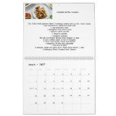 Pap's favoriete gezonde maaltijden kalender (Mar 2027)