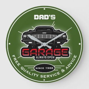 Pap's Garage of een andere naam altijd groen opene Grote Klok