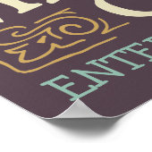 Pap's Man Cave Sign Poster (Hoek)