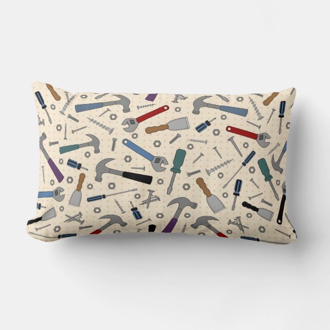 Pap's Tool Set Pillow Kussen (Voorkant)