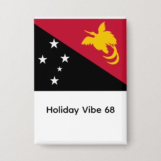 Papua neuguinea flagge button (Voorkant)