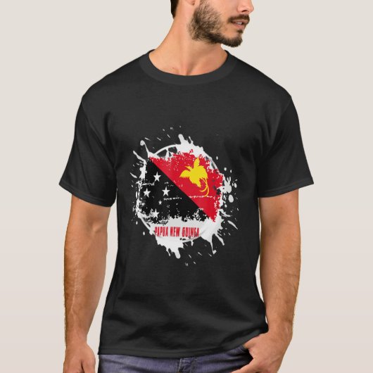 Papua New Guinea Splash T-shirt (Voorkant)