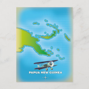 papua nieuwe guinee - kaart .