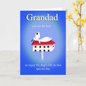 Papy, carte de fête des pères (Fleur jaune)