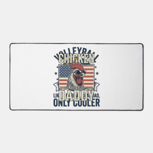 Papy volley-ball Design de t-shirt vintage drôle_1