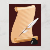 papyrus briefkaart (Voorkant)